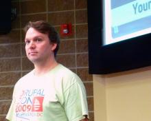 Me presenting at the Guelph Accessibility Confrence