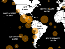 Earth Quake Example Map