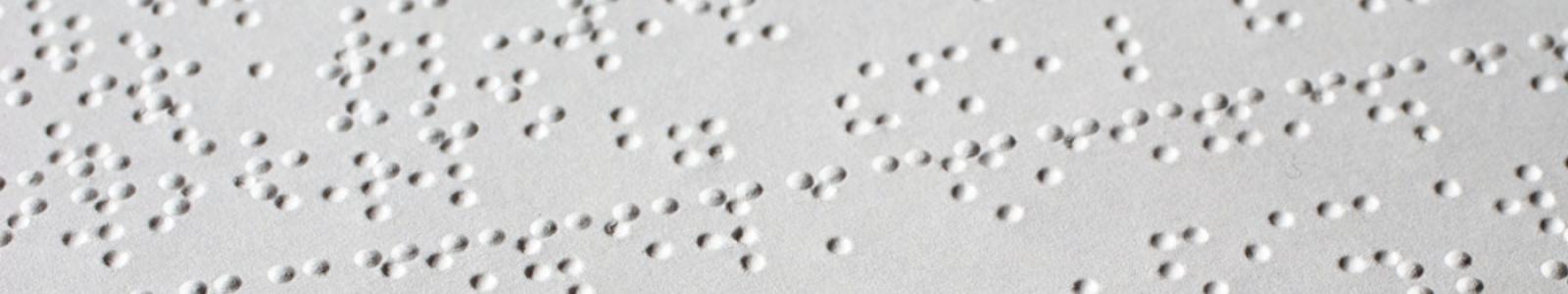 White Braille Page