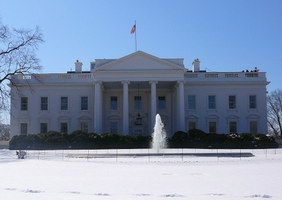 A Snowy White House